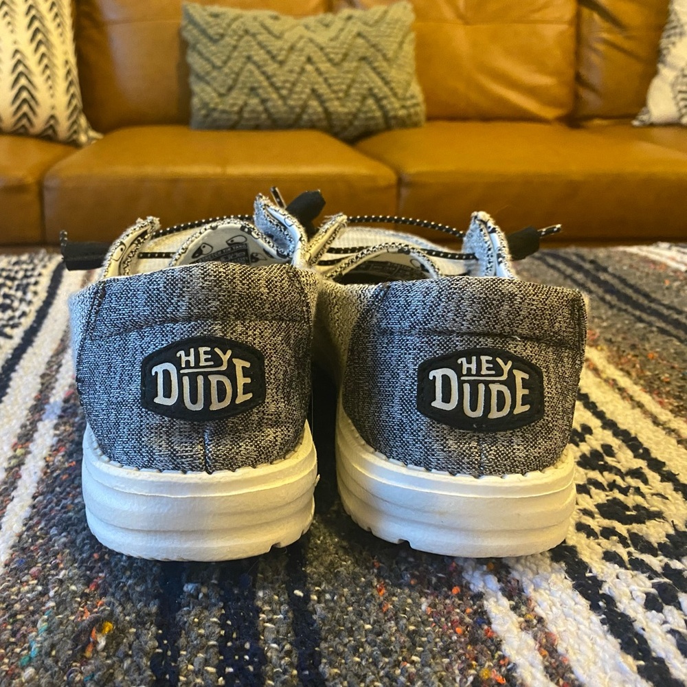 Hey Dude Charcoal Slip-On Shoes